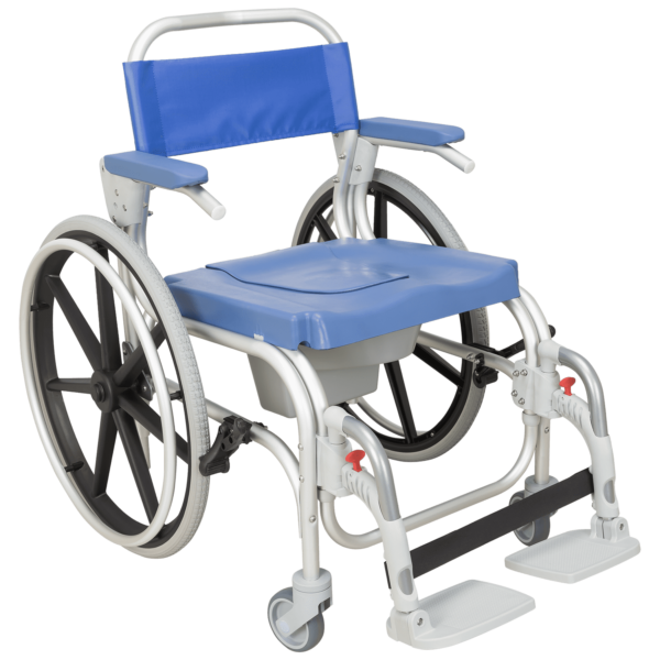 Cadeira de Banho Atlantic Roda Grande - Com assento ABS